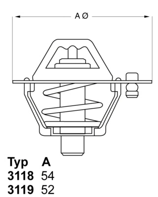 Thermostat, coolant